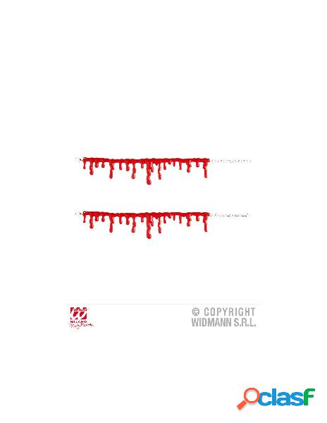 Set 2 braccialetti goccie di sangue