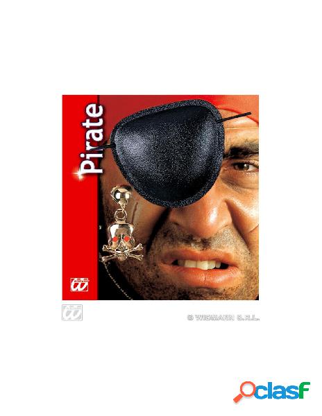 Set pirata (benda per occhio, orecchino) ass. in 3 modelli