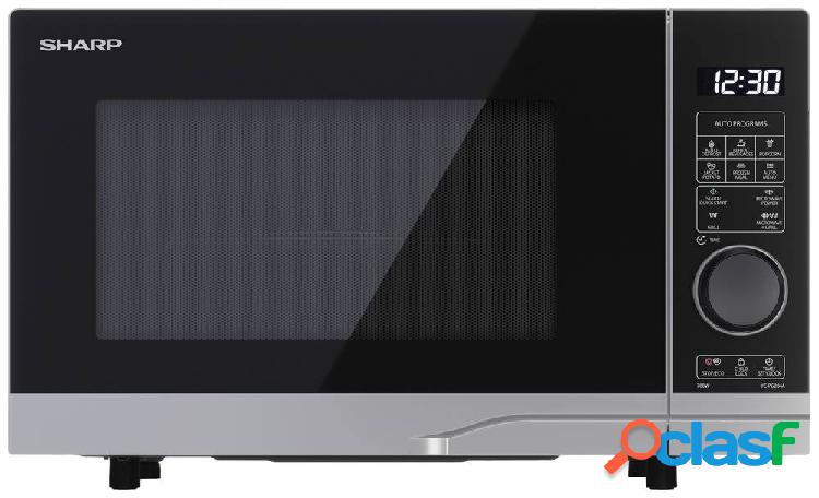 Sharp YC-PG204AE-S Forno a microonde Argento 700 W
