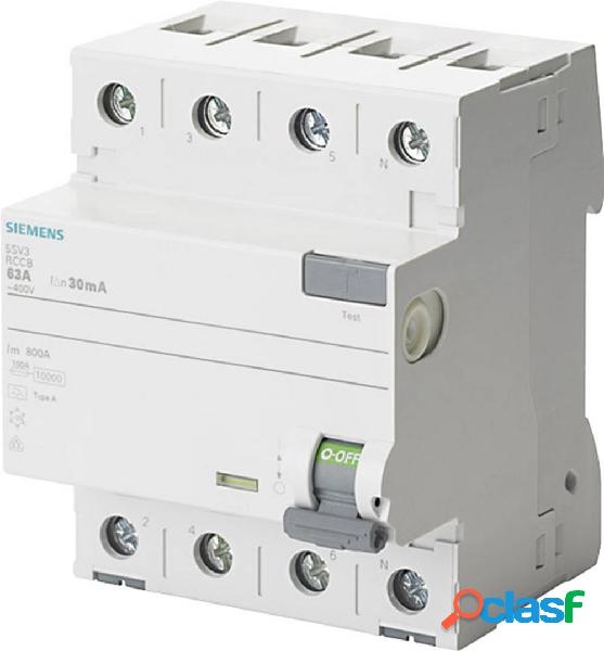 Siemens 5SV36426 5SV3642-6 Interruttore differenziale A 4