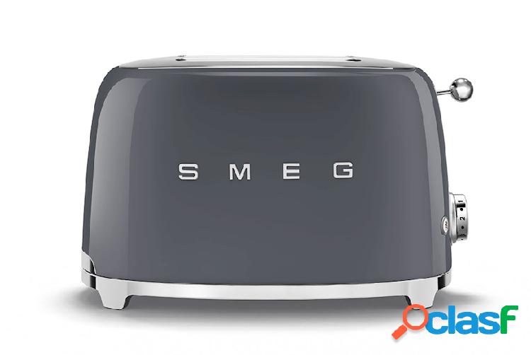 Smeg Toaster 2 fette Grafite acciaio grigio