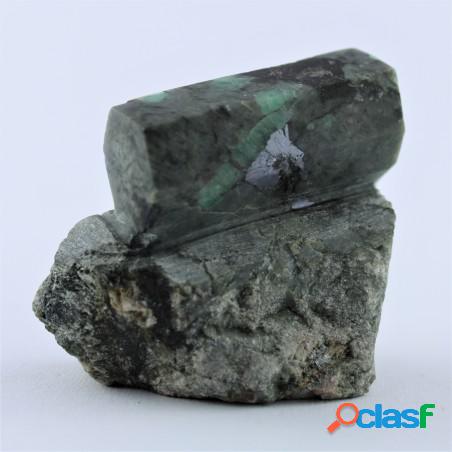 Smeraldo berillo su matrice con galena 108gr alta qualità