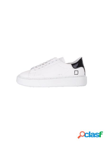 Sneakers Donna D.A.T.E. White black Sfera patent