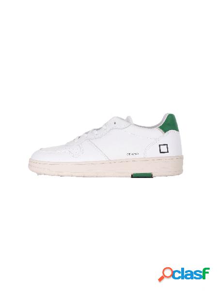 Sneakers Uomo D.A.T.E. White green Court mono white green