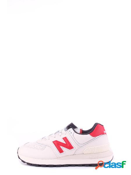 Sneakers Uomo NEW BALANCE Bianco rosso 574 legacy white red
