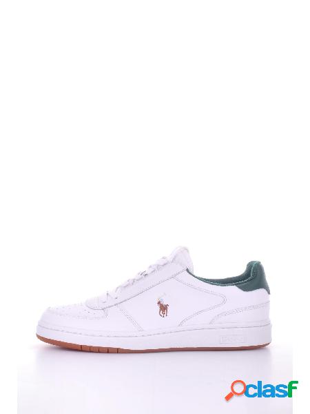 Sneakers Uomo RALPH LAUREN White green Polo crt pp low top