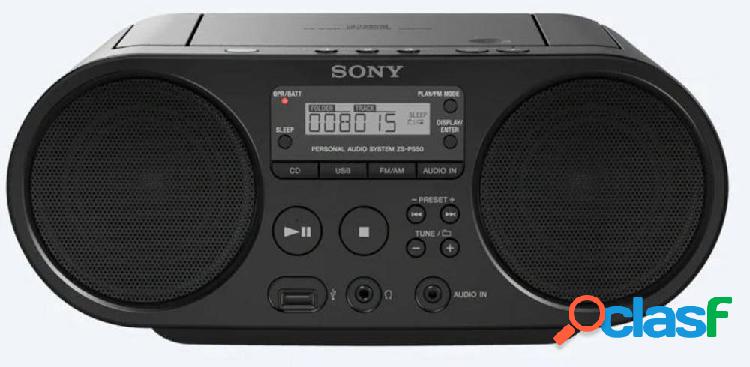 Sony ZS-PS50 Radio CD FM USB Nero