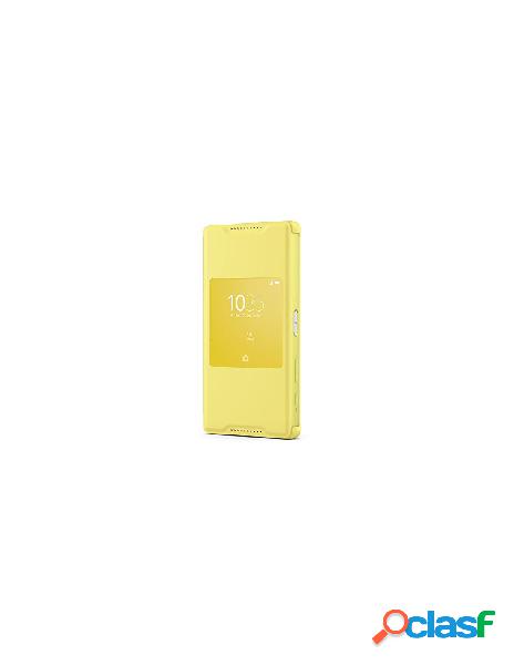 Sony scr44 custodia per cellulare custodia a libro giallo -