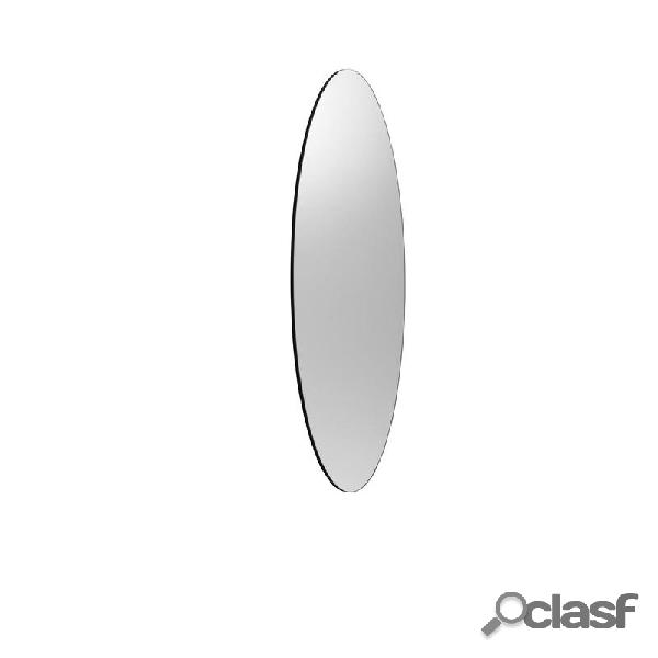 Specchiera ovale da parete verticale design moderno cm