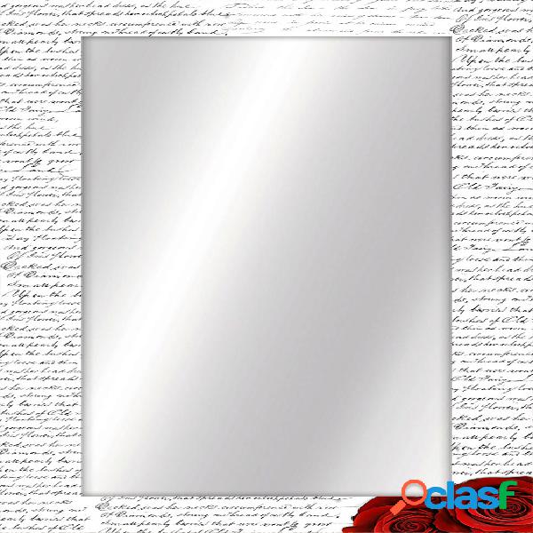 Specchio moderno design lettera da parete in legno cm 70x160