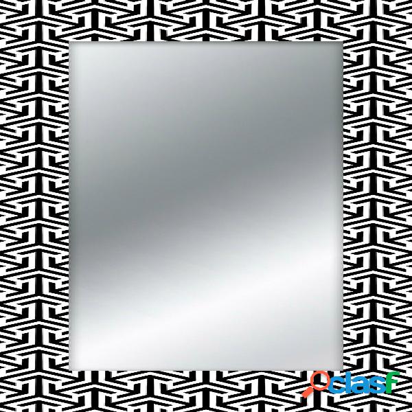 Specchio rettangolare da parete design astratto moderno in