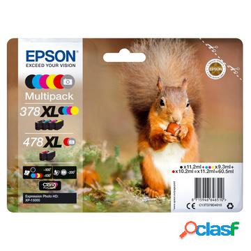 Squirrel multipack 6-colours 378xl / 478xl claria photo hd