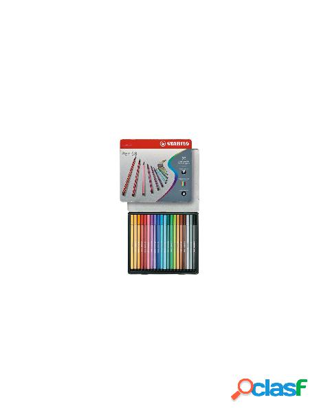 Stabilo - pennarelli disegno stabilo 6820 6 pen68 colori