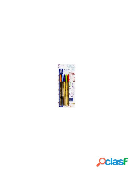 Staedtler - penne a sfera staedtler 434-sbk5p2 noris stick