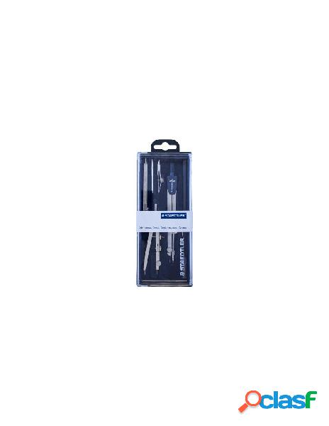 Staedtler - set compasso staedtler 55910 mars 7 pz nichel