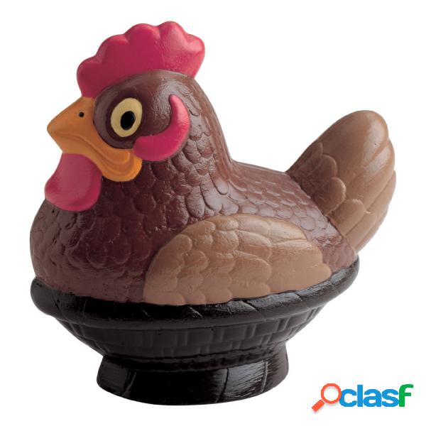 Stampo Gallina Cesto H 16 Cm X1 3D Corpo Cavo, PC Cm H 16,