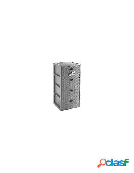 Stefanplast - cassettiera stefanplast 30418 elegance grigio
