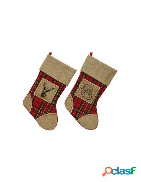 Stocking polyester 2ass red/colour(s)