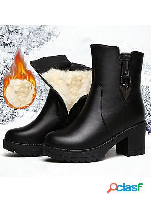 Stylish Warm Mid Boots