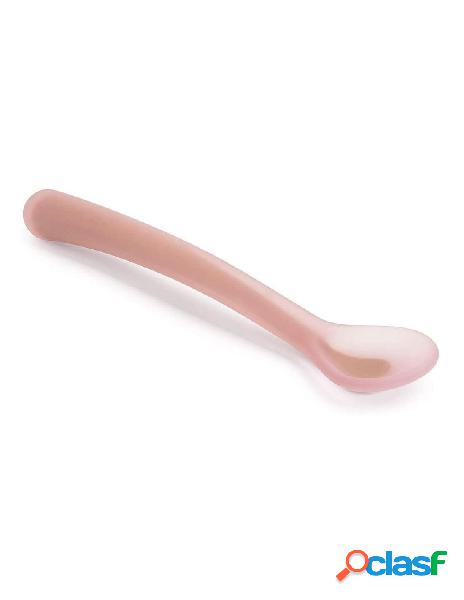 Suavinex cucchiaio silicone hygge rosa