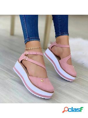 Summer Platform Toe Wedge Sandals