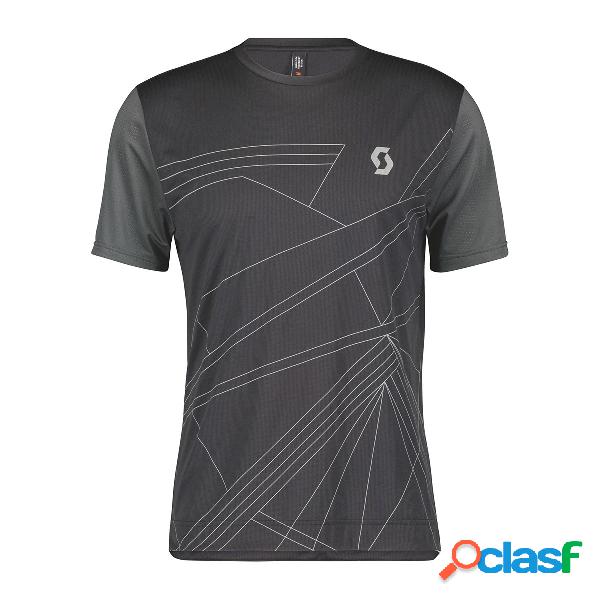 T-Shirt ciclismo Scott Trail Flow (Colore: black-dark grey,