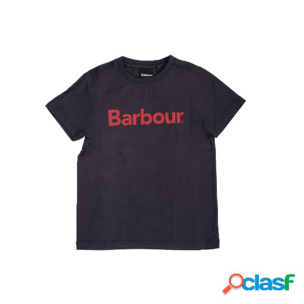T-shirt Bambino BARBOUR Blu Essential logo