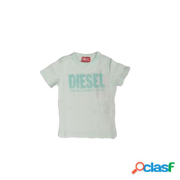 T-shirt Bambino DIESEL Verde Logo