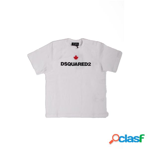 T-shirt Unisex DSQUARED2 Bianco D2lt10u slouch fit