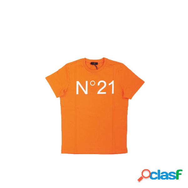 T-shirt Unisex Junior N21 Arancio Logo