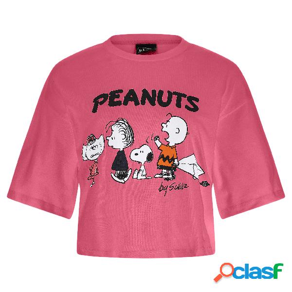 T-shirt in jersey con maxi stampa Peanuts