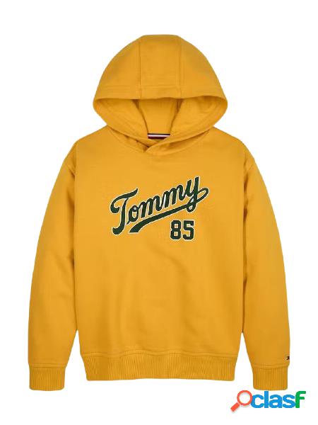 TOMMY HILFIGER Felpa Collage con cappuccio Giallo