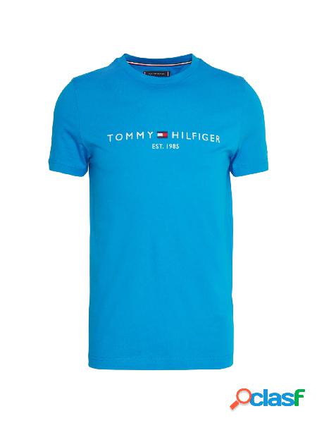 TOMMY HILFIGER T-shirt a manica corta Slim fit Azzurro