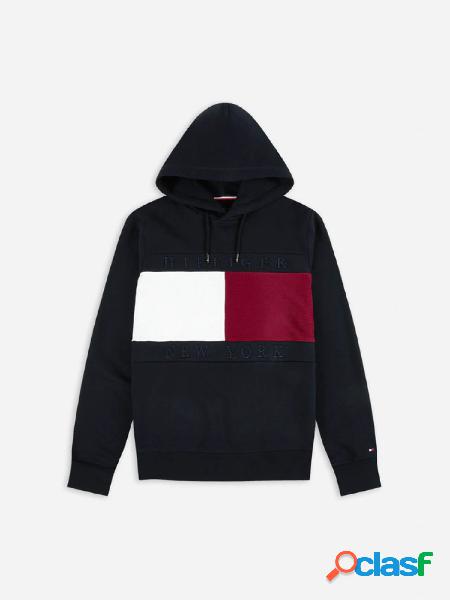 TOMMY HILFIGER felpa con cappuccio structure flag