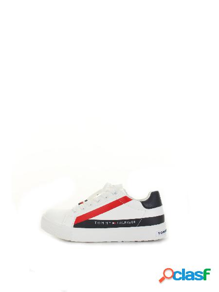 TOMMY HILFIGER sneakers T3B4-32228-0193 colore BIANCO/BLU