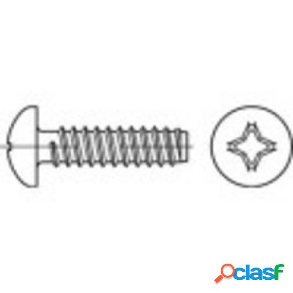 TOOLCRAFT 145067 Viti con testa bombata per lamiera 2.9 mm