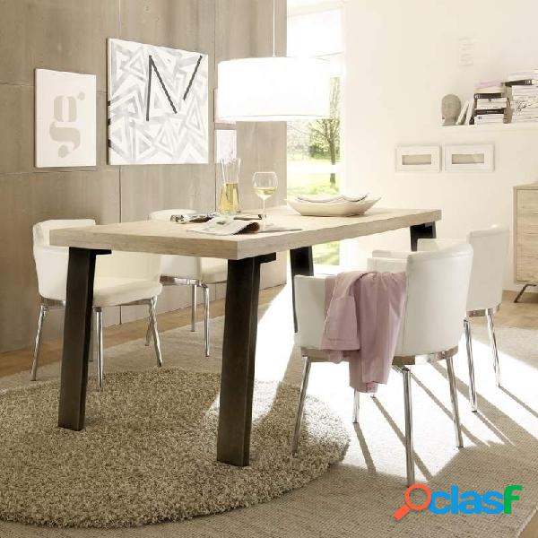 Tavolo da pranzo rettangolare moderno 189x88cm rovere