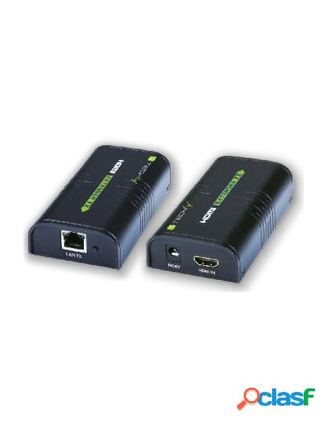 Techly - amplificatore/splitter hdmi&trade tramite rete ip