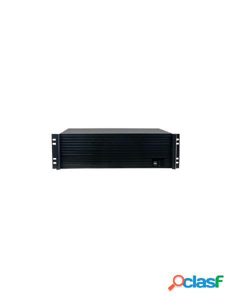 Techly - chassis industriale da rack 19 3u ultra compatto