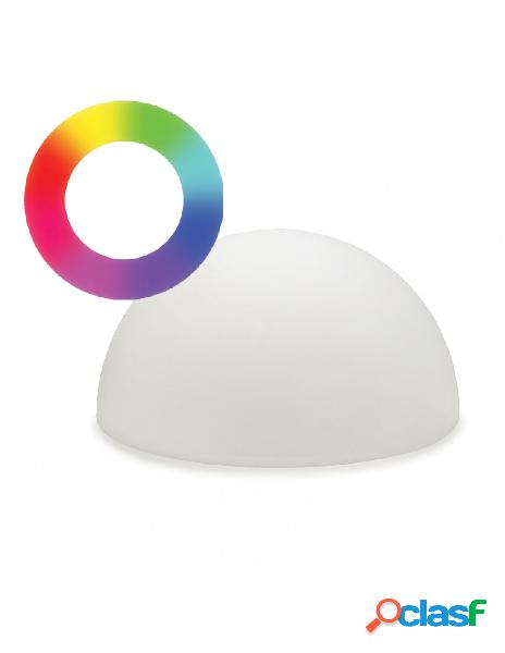 Techly - lampada led multicolore a mezza sfera