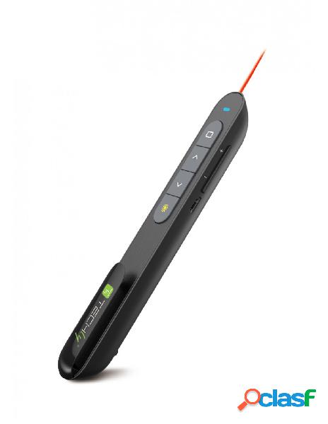 Techly - penna clicker puntatore laser wireless per