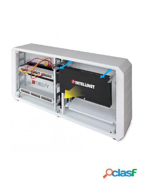 Techly professional - armadio rack 19 ghost con porta