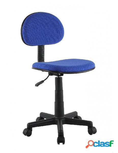 Techly - sedia per ufficio colore blu