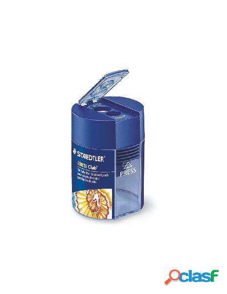 Temperino a 2 fori con contenitore per trucioli per matite