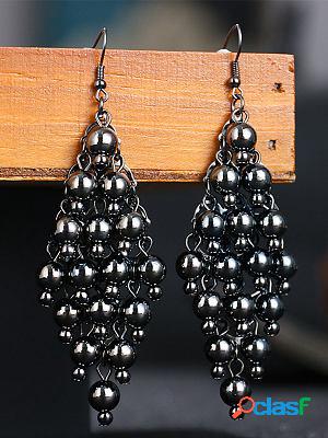 Textured Layered Pearl Earrings
