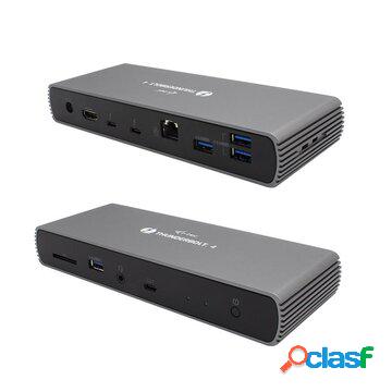 Thunderbolt 4 dual display docking station + power delivery