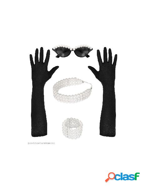 Tiffany (occhiali, guanti, girocollo, braccialetto)