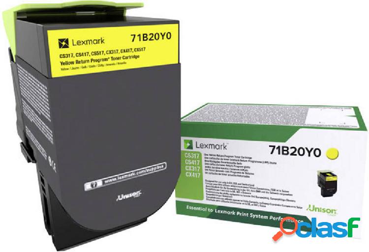 Toner return program Lexmark CS317 CS417 CS517 CX317 CX417