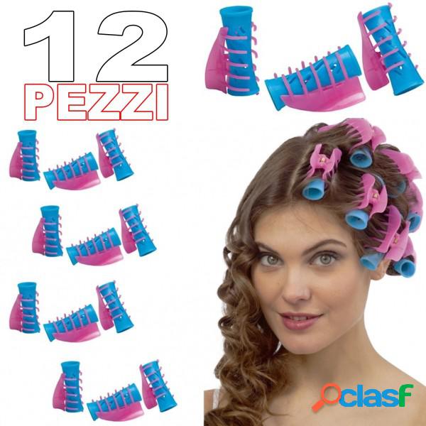 Trade Shop - 12 Bigodini Con Pinza Pinzetta Clip