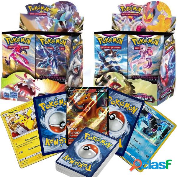 Trade Shop - 4 Carte Da Collezione Pokemon Gioco Casuali Tra